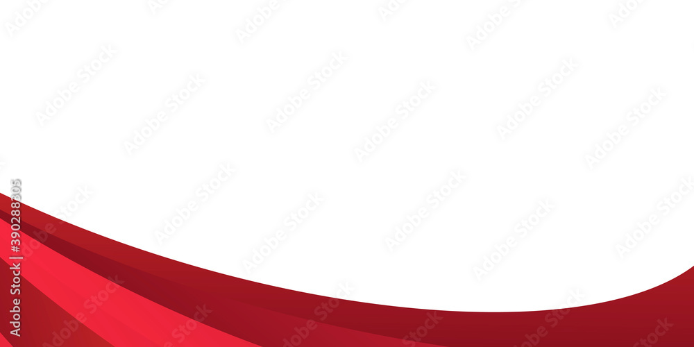 Red abstract wavy presentation background. Vector illustration design for business presentation, banner, cover, web, flyer, card, poster, game, texture, slide, magazine, and powerpoint. 
