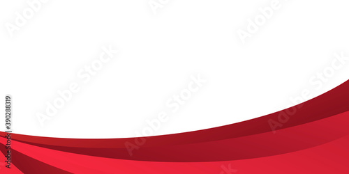 Red abstract wavy presentation background. Vector illustration design for business presentation, banner, cover, web, flyer, card, poster, game, texture, slide, magazine, and powerpoint. 