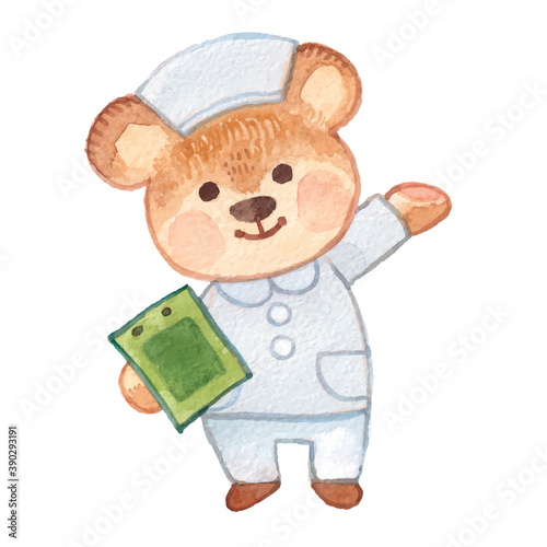 クマの看護師さん