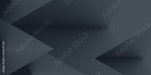 Black polygonal triangular mosaic background for web, presentations and prints. Vector illustration 