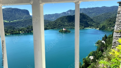 Beautiful view from Bled Castle photo