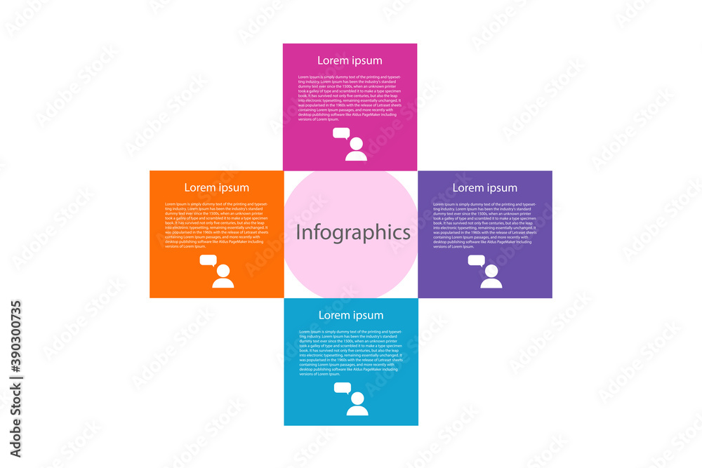 Obraz premium Modern info graphics vector design illustration