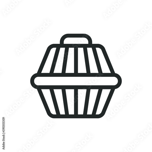 Pet carrier icon