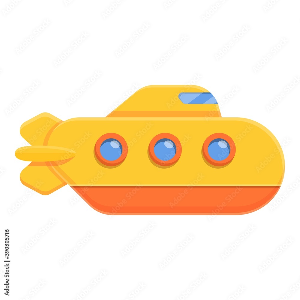 Carrier bathyscaphe icon. Cartoon of carrier bathyscaphe vector icon for web design isolated on white background