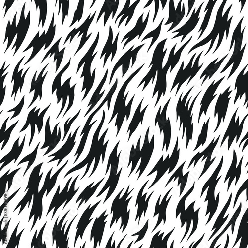 Seamless vector black and white pattern. Geometric background for fabric  textile  wrapping etc.