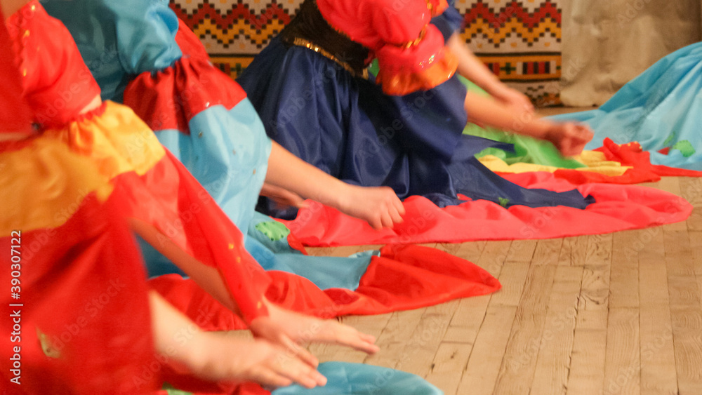 Dancer women in dress