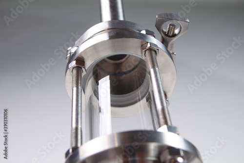 Canvas-taulu Shot of steel hooch on white background