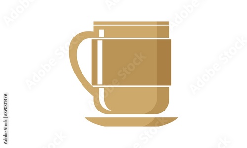 Cup for drink illustration vector design