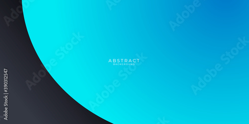 Abstract light blue circle abstract vector presentation background 
