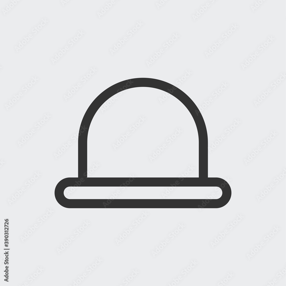 Winter hat icon isolated on background. Hat symbol modern, simple, vector, icon for website design, mobile app, ui. Vector Illustration Winter hat icon isolated on background. Hat symbol modern, simple, vector, icon for website design, mobile app, ui. Vector Illustration
