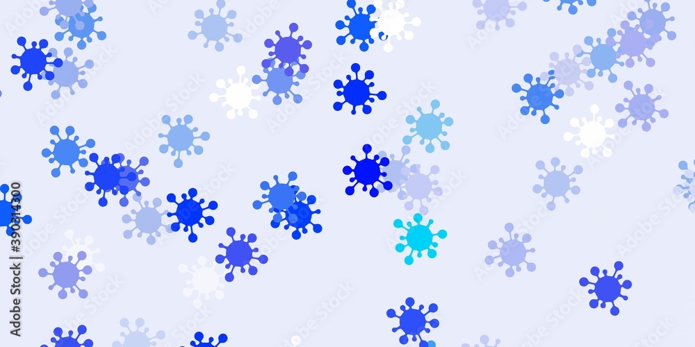 Light blue vector texture with disease symbols. Light blue vector texture with disease symbols.