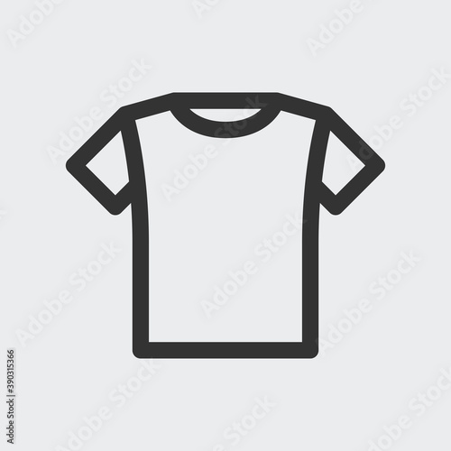 T-shirt icon isolated on background. Clothings symbol modern, simple, vector, icon for website design, mobile app, ui. Vector Illustration