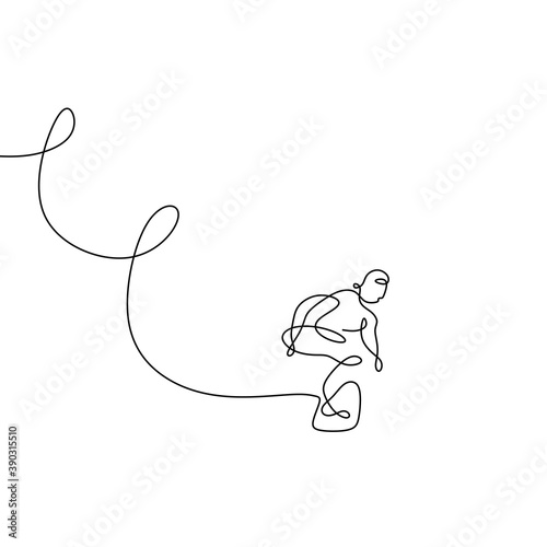 Single continuous one line art surfer vacation sea wave. Active sport summer holiday tropical luxury journey surfboard concept design sketch surfing outline drawing vector illustration.