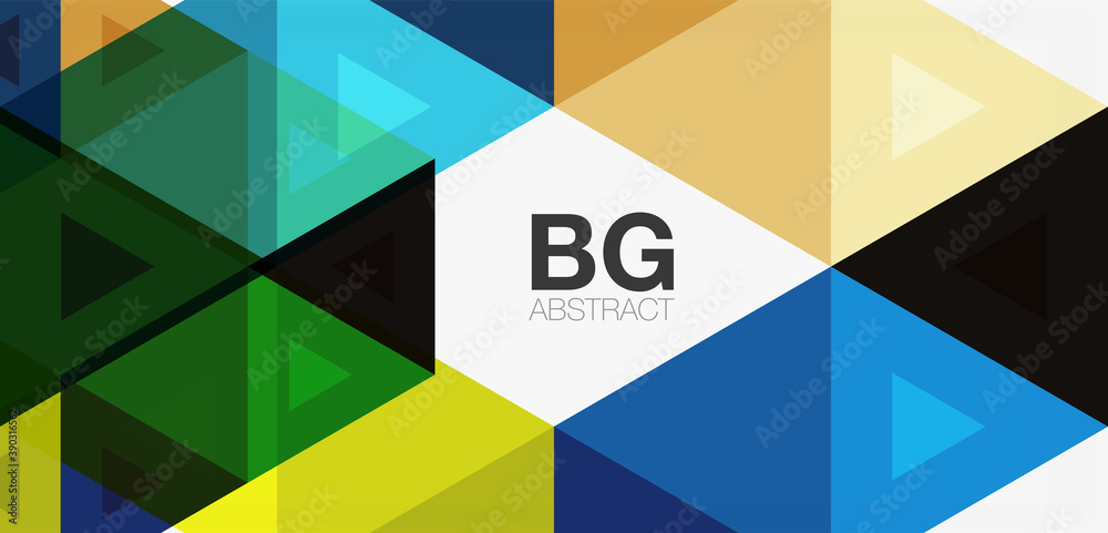 Mosaic triangle pattern abstract background for cover, banner, flyer and poster and other template Mosaic triangle pattern abstract background for cover, banner, flyer and poster and other template