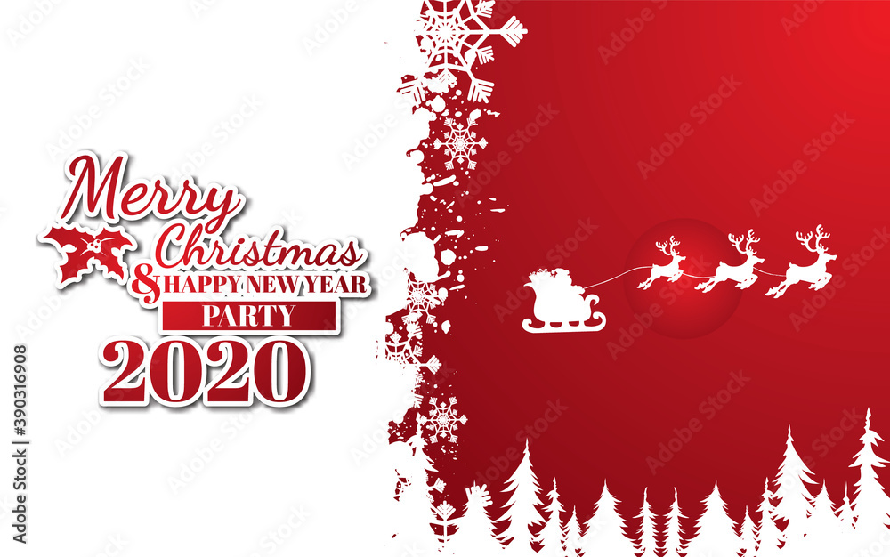 Merry Christmas vector illustration, Happy new year background. Merry Christmas vector illustration, Happy new year background.