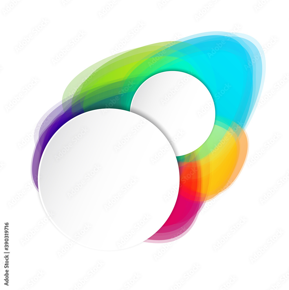 Fototapeta premium Modern round or circles abstract banners overlay. Graphic banners concept vector design EPS10.
