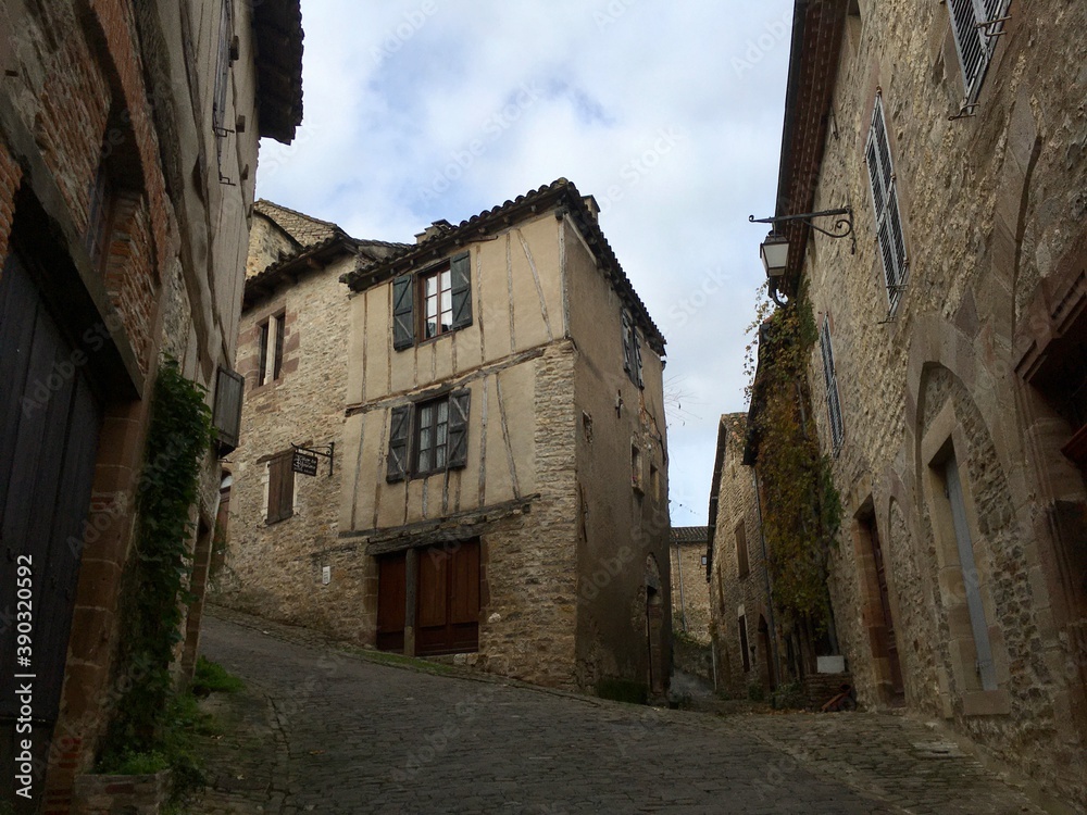 street in the old village