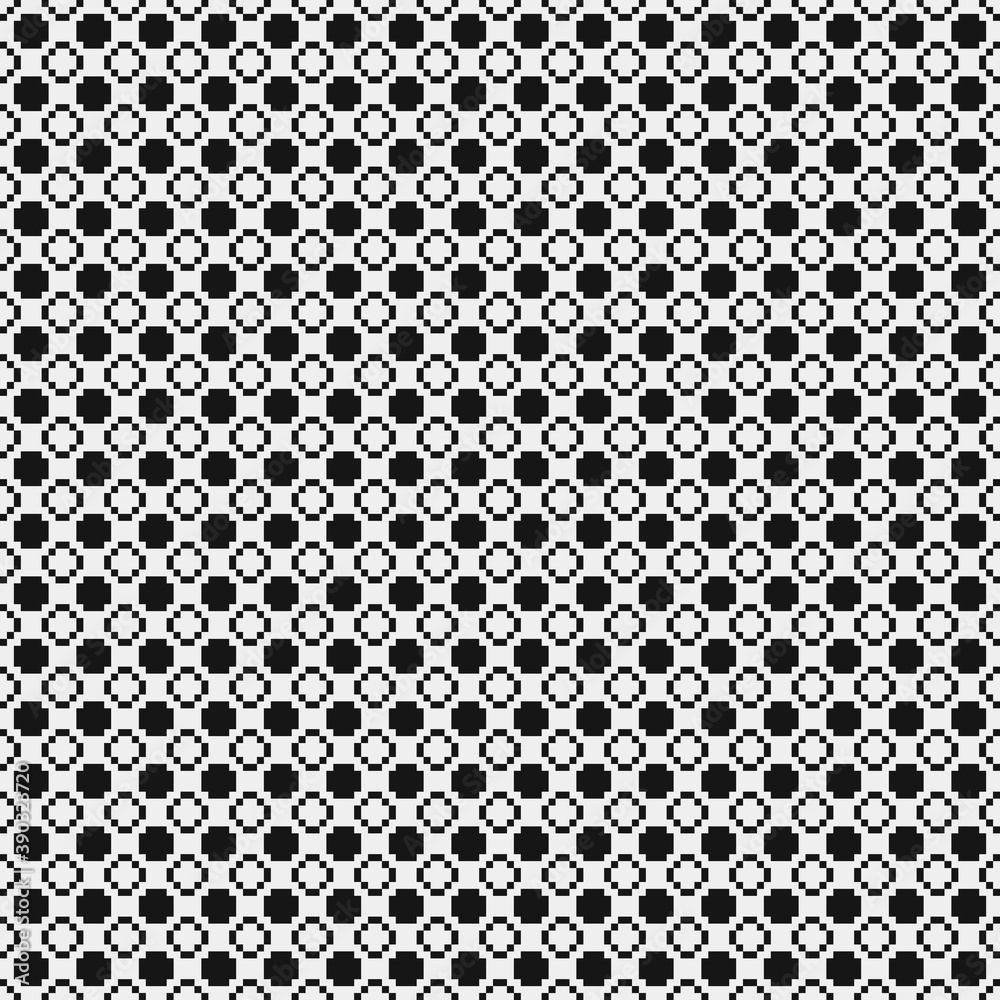 Abstract Cross Pattern Dots Logo generative computational art illustration