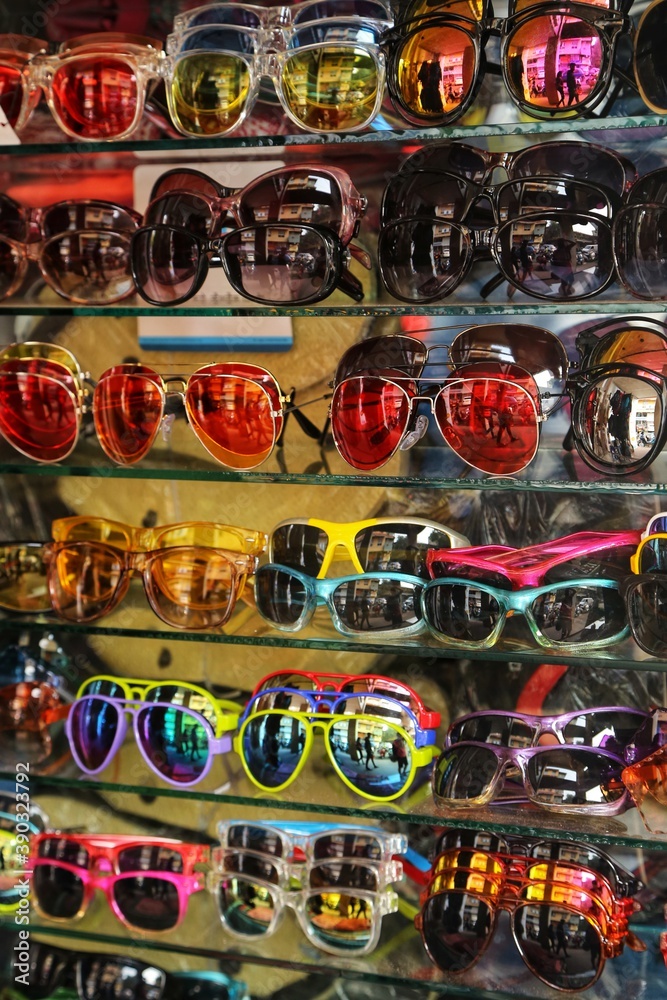 Glasses store in Panaji. State Of Goa. India. November 2020