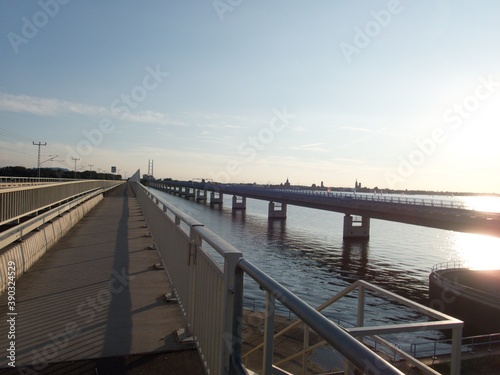 stralsund bridge crossing from rugen to germany mainland © luciezr