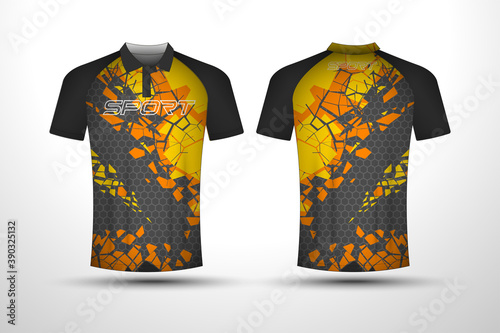t-shirt Sport jersey template.