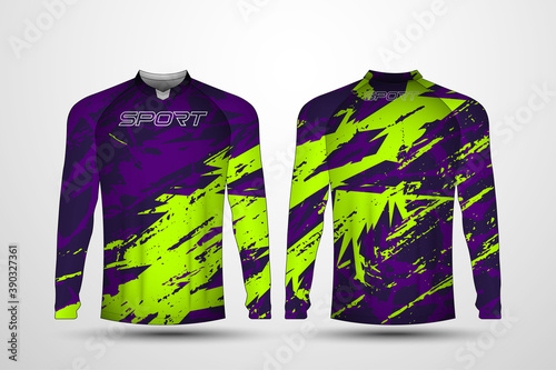 t-shirt Sport jersey template.