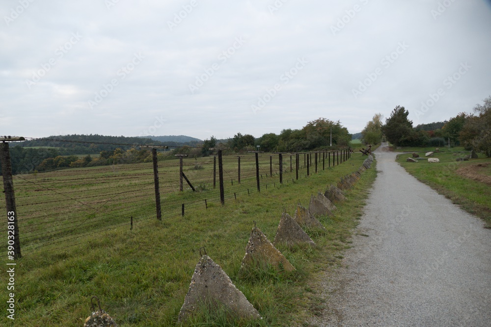 historical monument of theiron curtain close to czech border historical monument of theiron curtain close to czech border