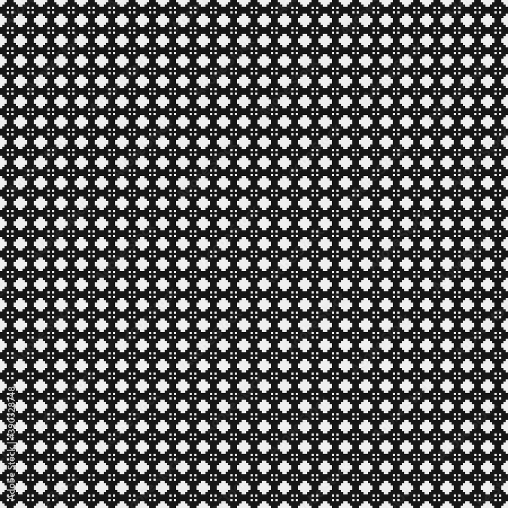 Abstract Cross Pattern Dots Logo generative computational art illustration