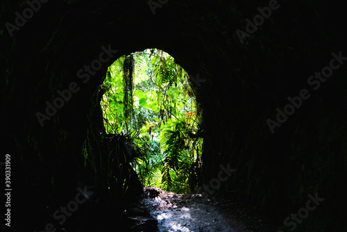 light in the cave tunnel lost paradise jungle © Blogtrip