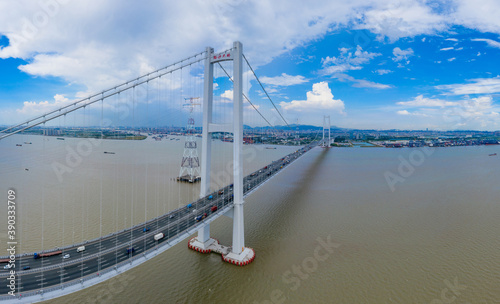 Nansha bridge, Guangzhou City, Guangdong Province, China © Weiming