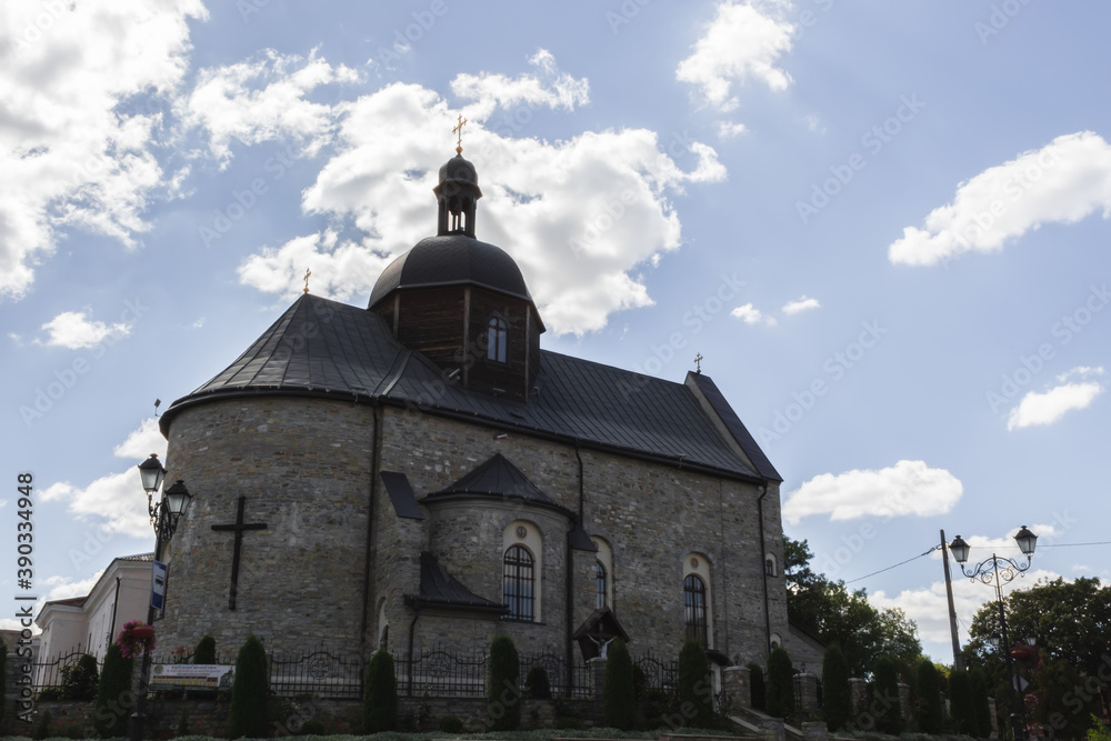 Church building against the blue sky