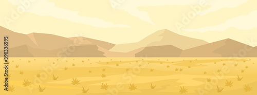 Desert landscape background