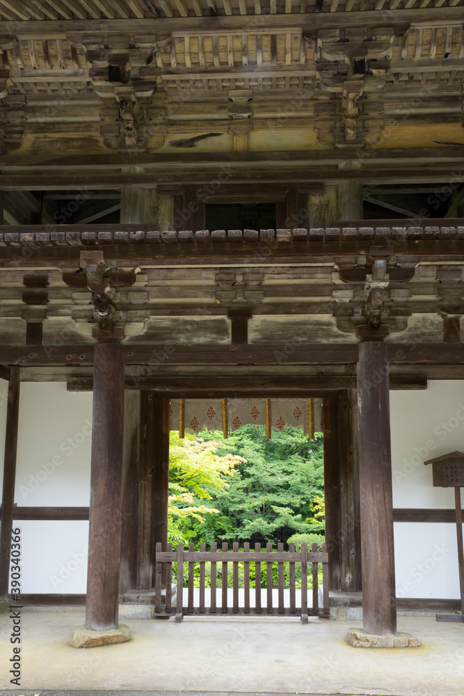 円成寺桜門 円成寺桜門