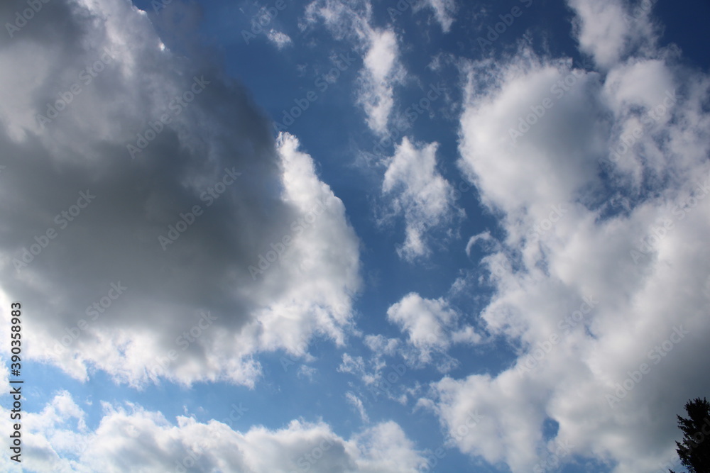 Obraz premium blue sky with clouds