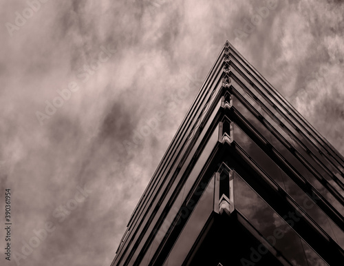 Wallpaper Mural Perspective of a building corner in Badalona at Pont de Petroli beach    Torontodigital.ca