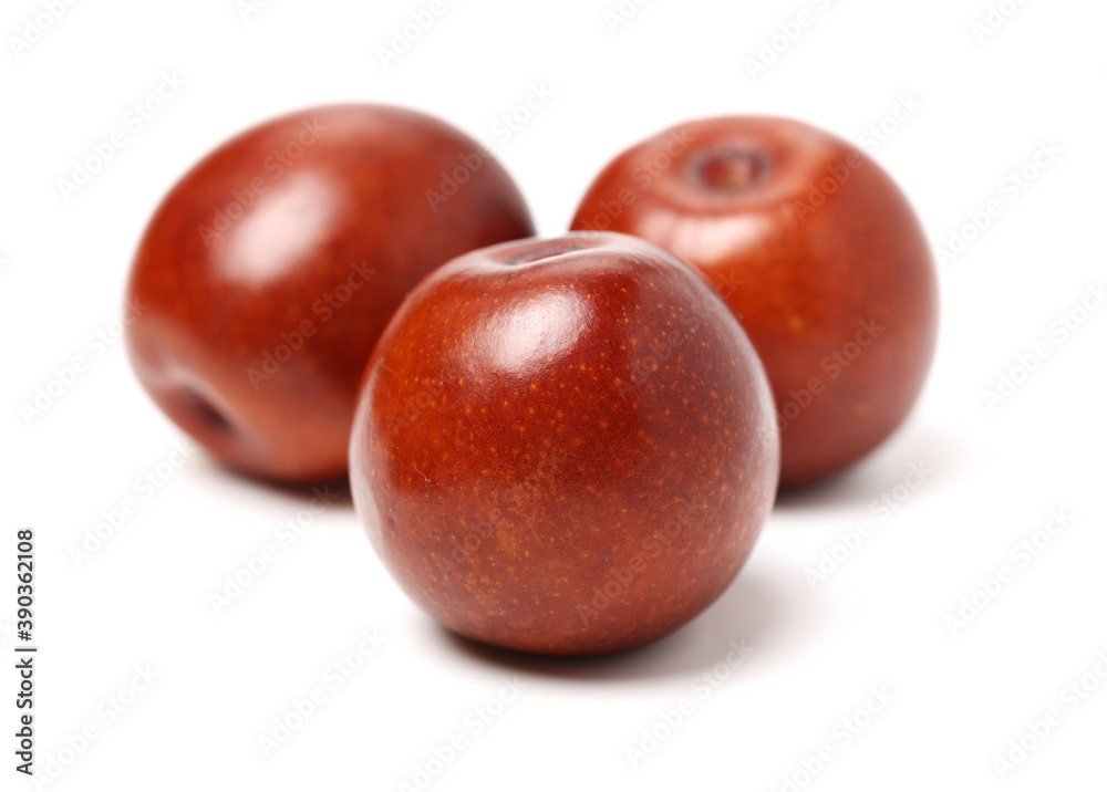 jujube or chinese date on white background jujube or chinese date on white background