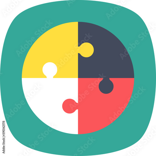 
Jigsaw puzzle pieces symbolising solution 
