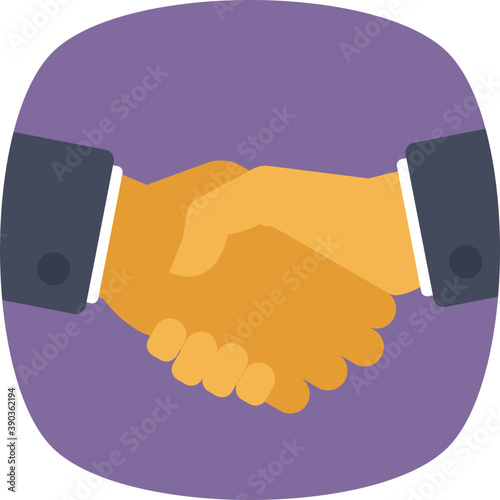 
Get the deal done, handshake design for partnership 
