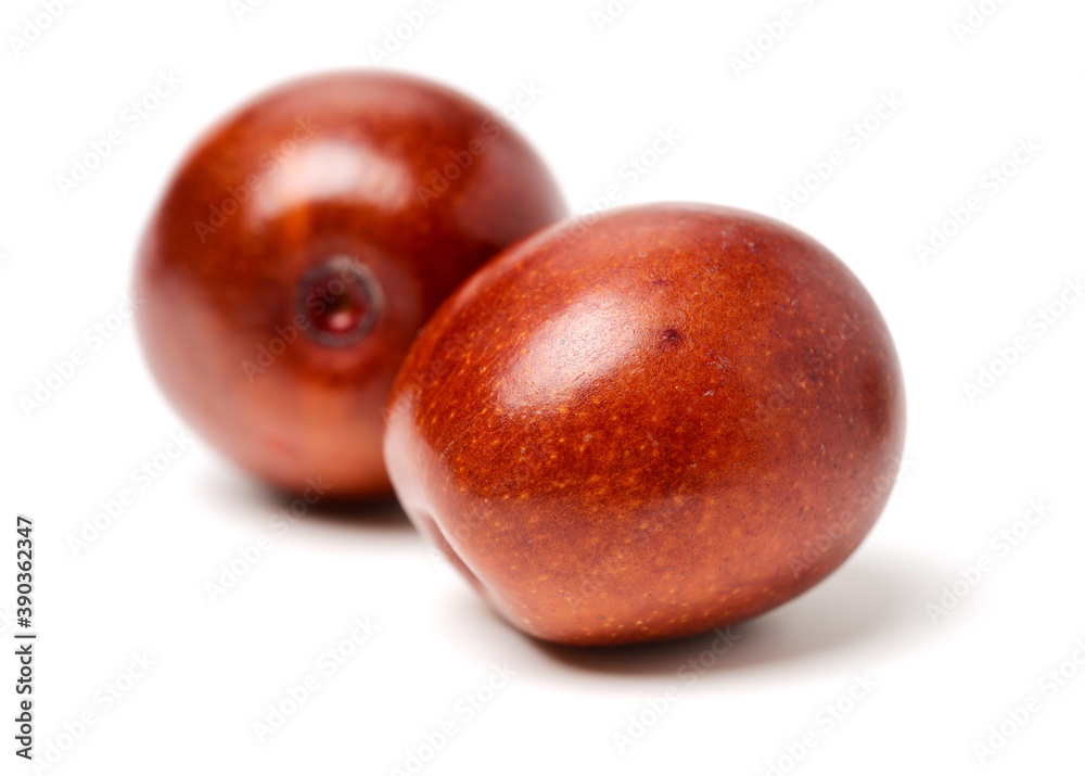 jujube or chinese date on white background jujube or chinese date on white background