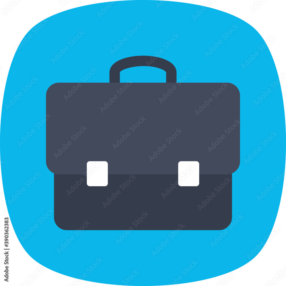 An office case, portfolio bag flat icon
An office case, portfolio bag flat icon