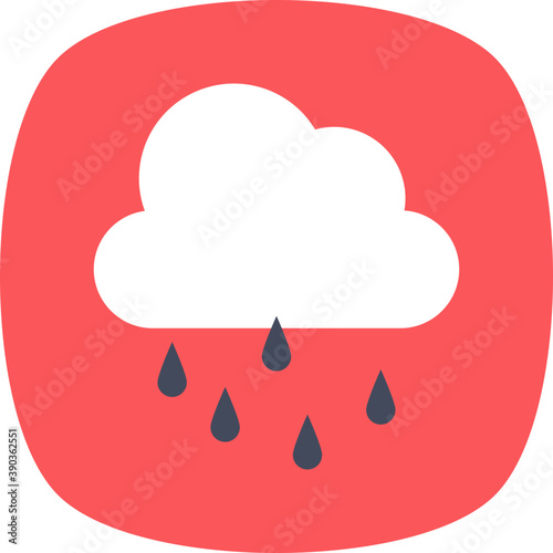 
Rain clouds with raindrops, rainy weather 
