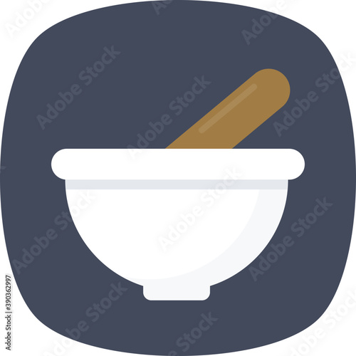 
A pharmacy tool for crushing pills, mortar pestle 
