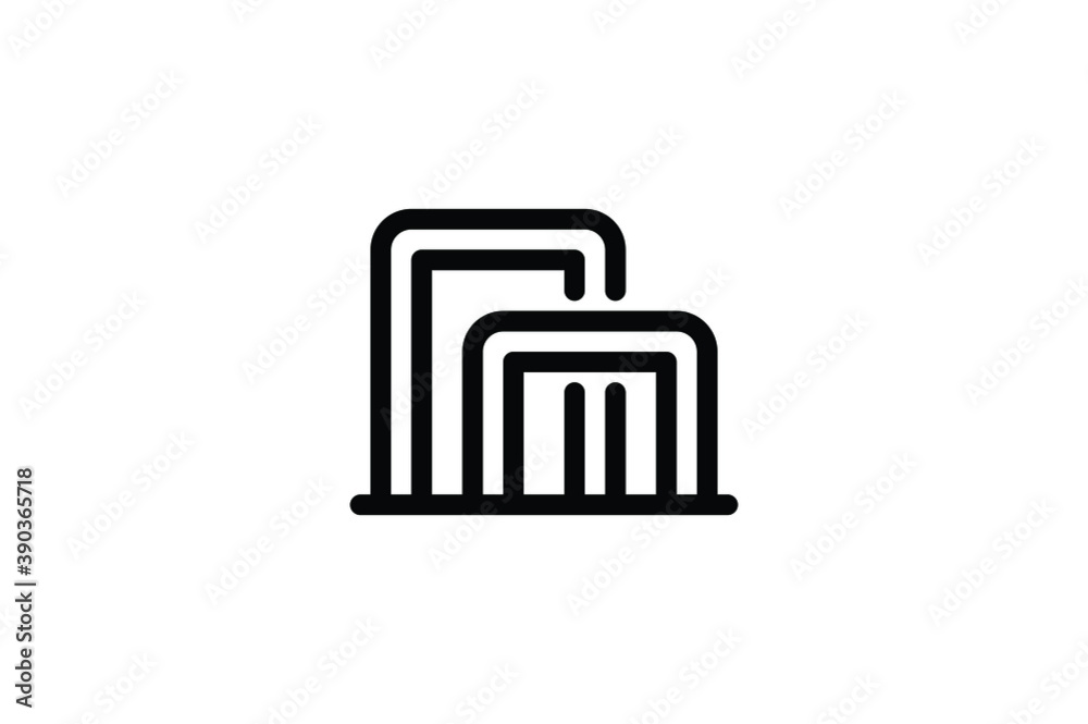 Playground Outline Icon - Pole Playground Outline Icon - Pole