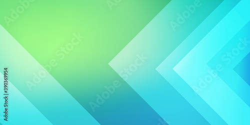 Abstact Landing page. Blurred green and blue color gradient background with minimal geometric shapes composition. Vector illustration for your graphic design, banner, poster, website. 