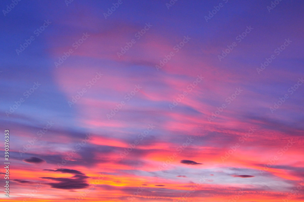 Fototapeta premium 夕焼け雲