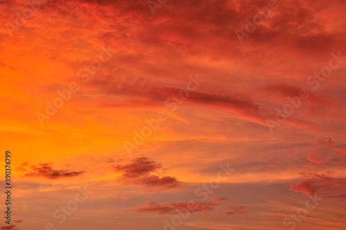 Fototapeta Naklejka Na Ścianę i Meble -  夕焼け雲