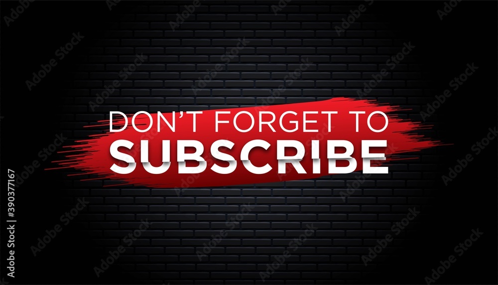 Subscribe background template.