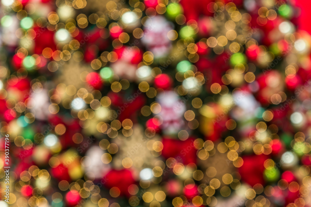 Fundo desfocado com luzes de Natal Fundo desfocado com luzes de Natal