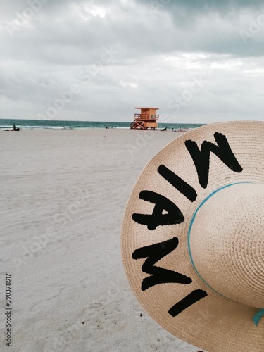 Miami beach hat, Florida photo