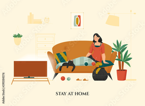 Cozy Home Illustration